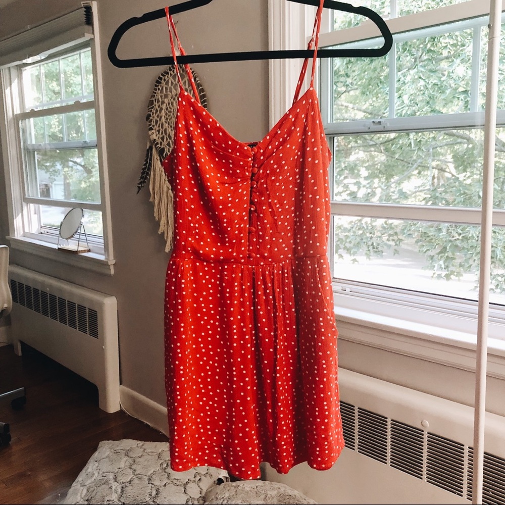 red romper